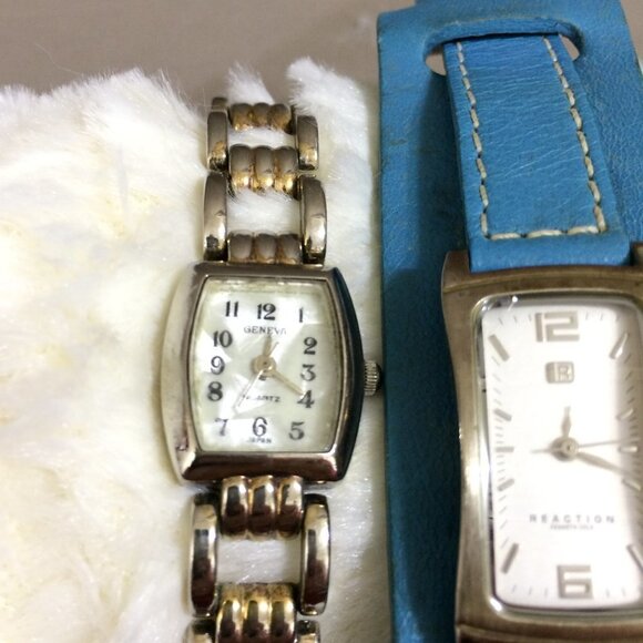 Lot of 3 Watches Womens Working Kenneth Cole Geneva Leather Bracelet - Picture 6 of 6